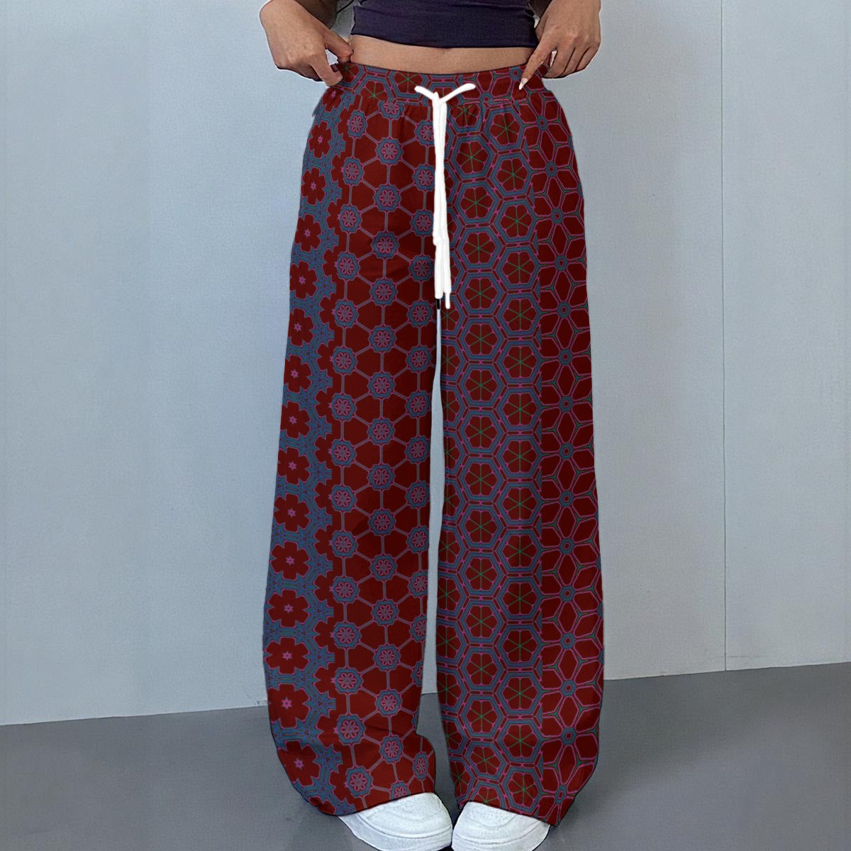 SacredRose - Drawstring Baggy Trousers