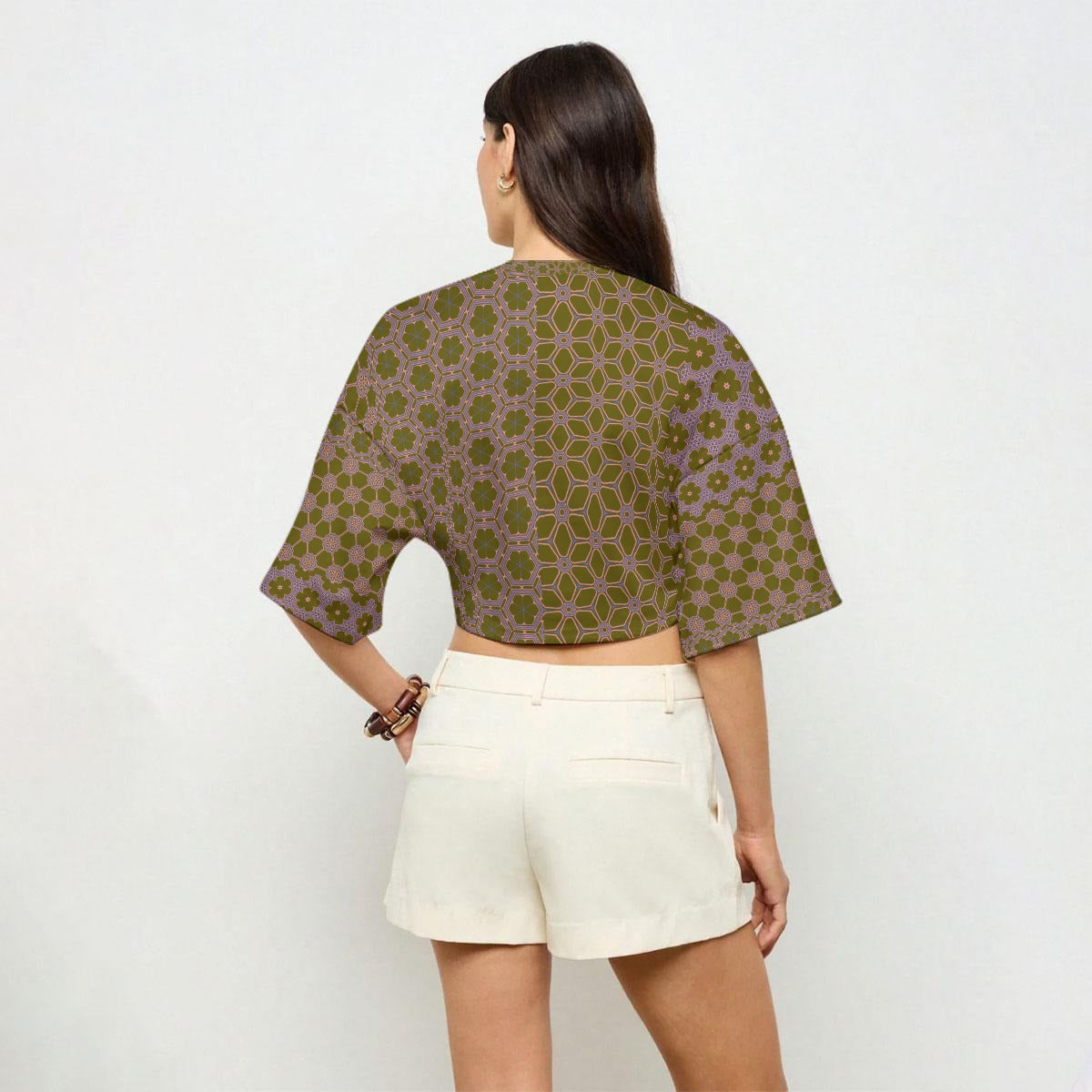 DesertSage - Casual Crop Top