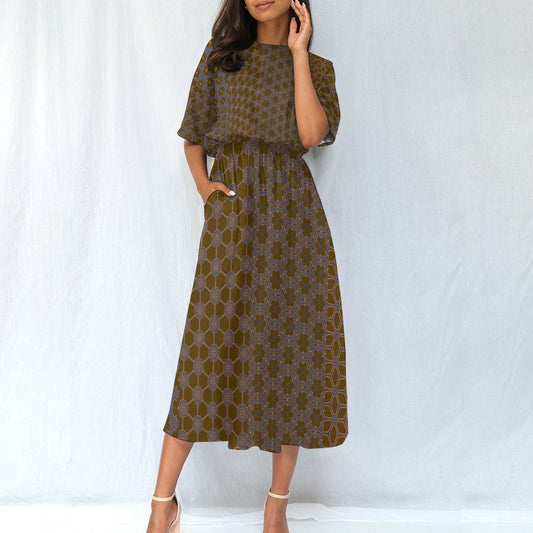 Grounded - Knee Length Dress