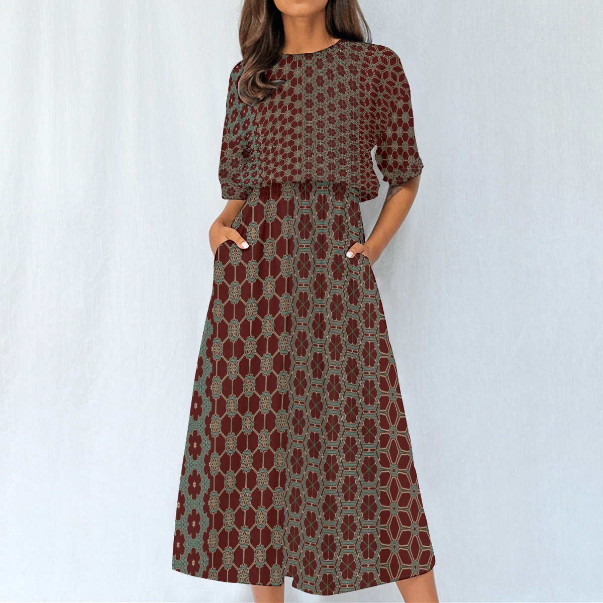 EarthlyTemple - Knee Length Dress