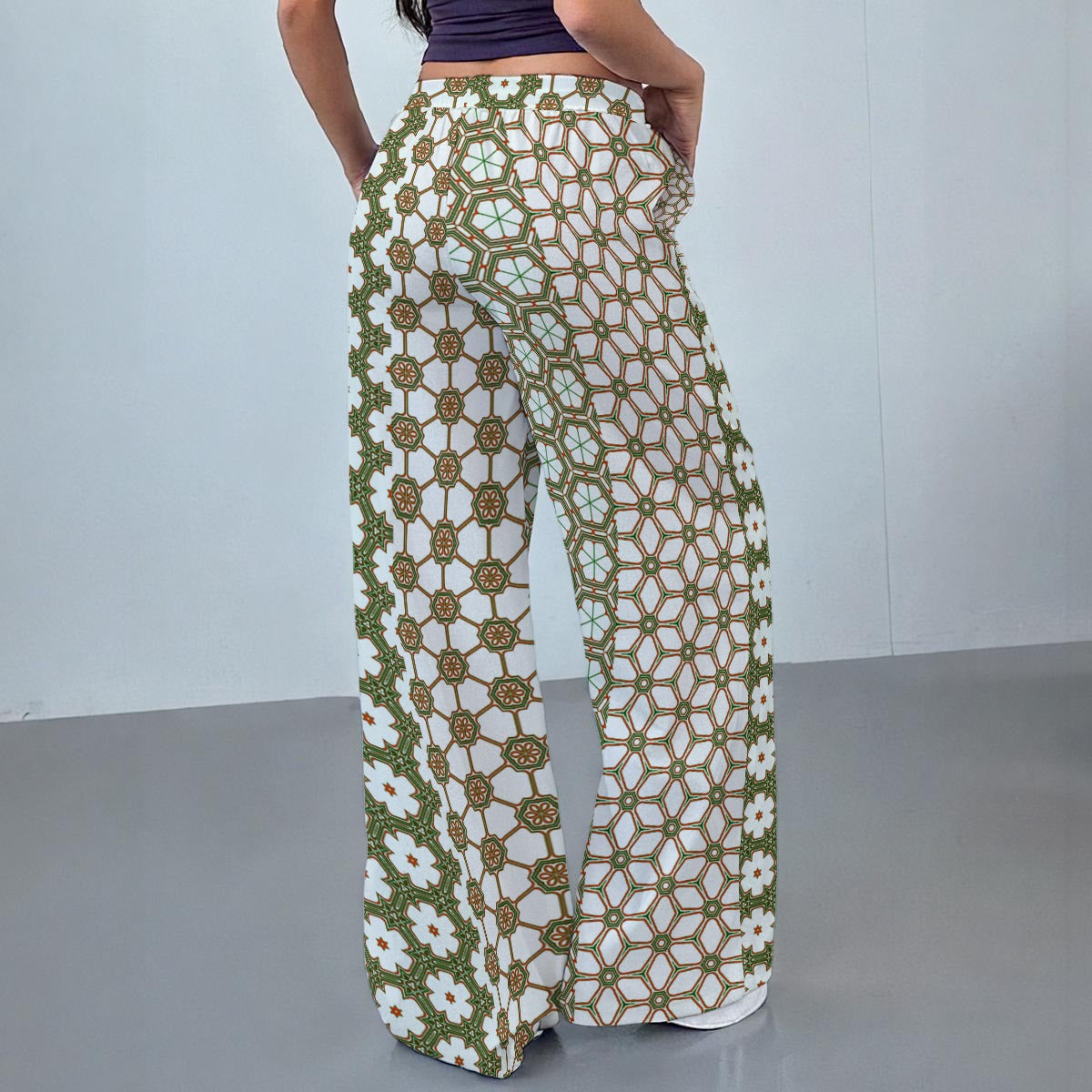 DivineStems - Drawstring Baggy Trousers