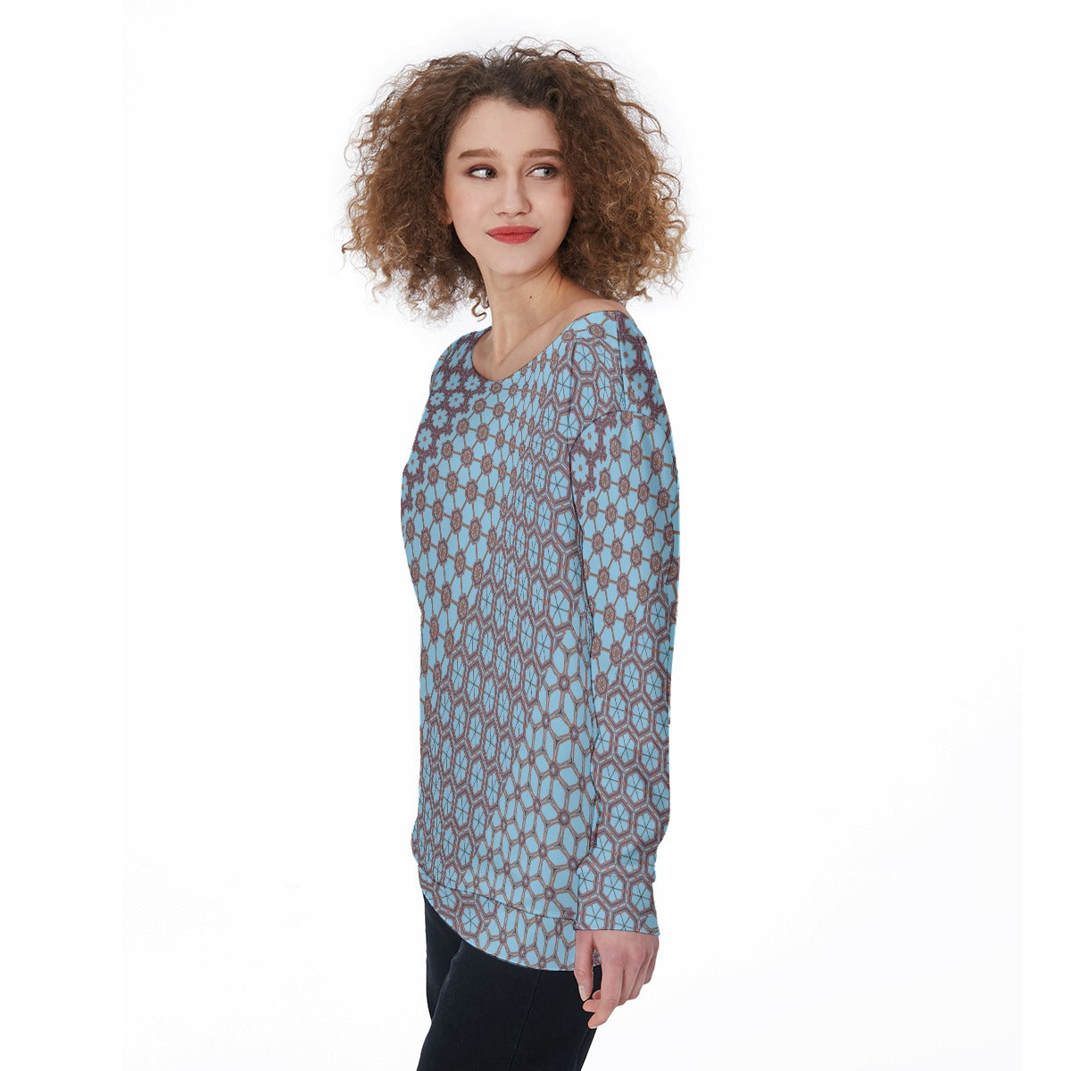 SunRise - Off Shoulder Ssweatshirt