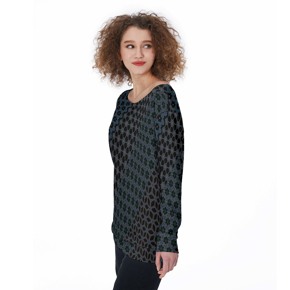 Celestial - Off Shoulder Ssweatshirt