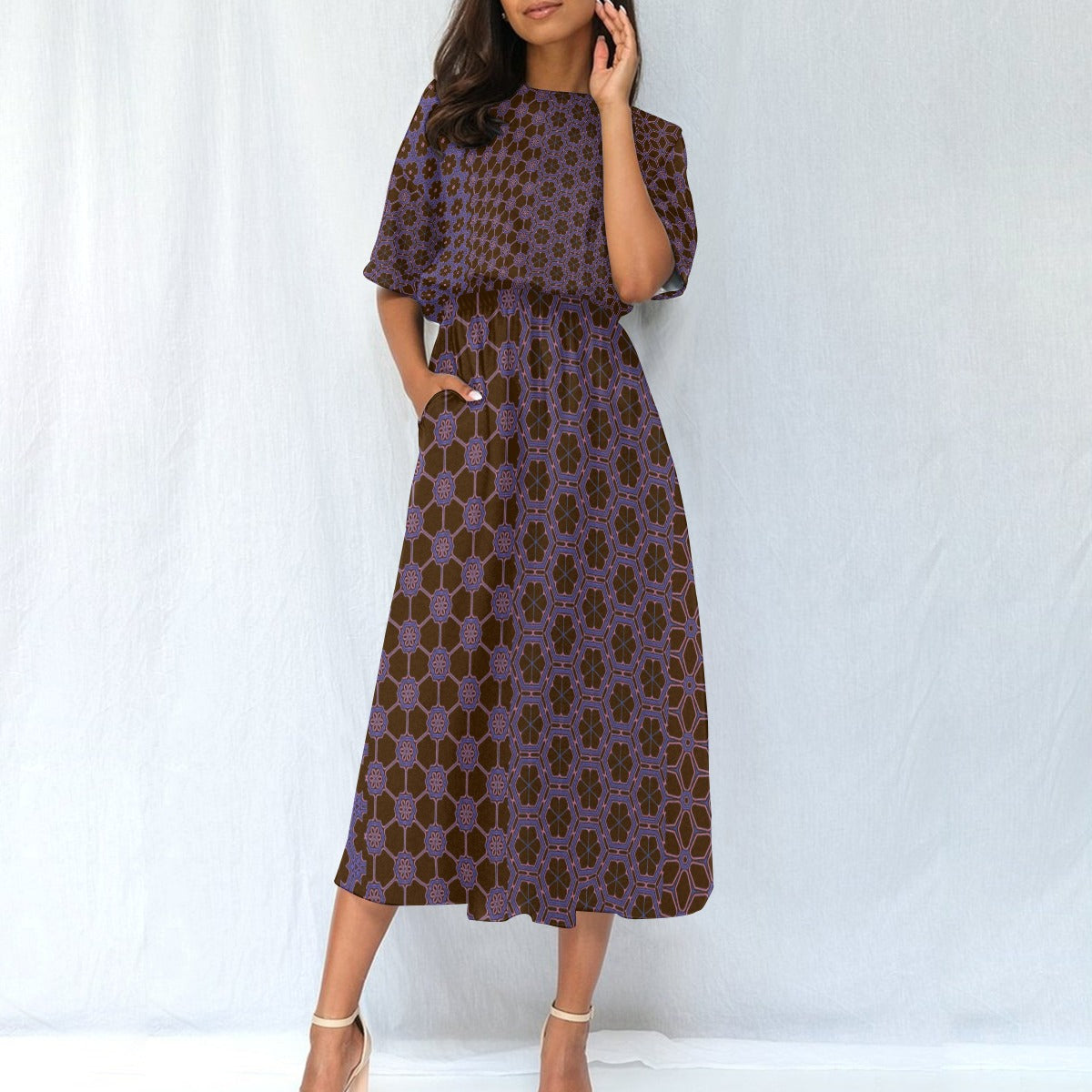 GroundGem - Knee Length Dress