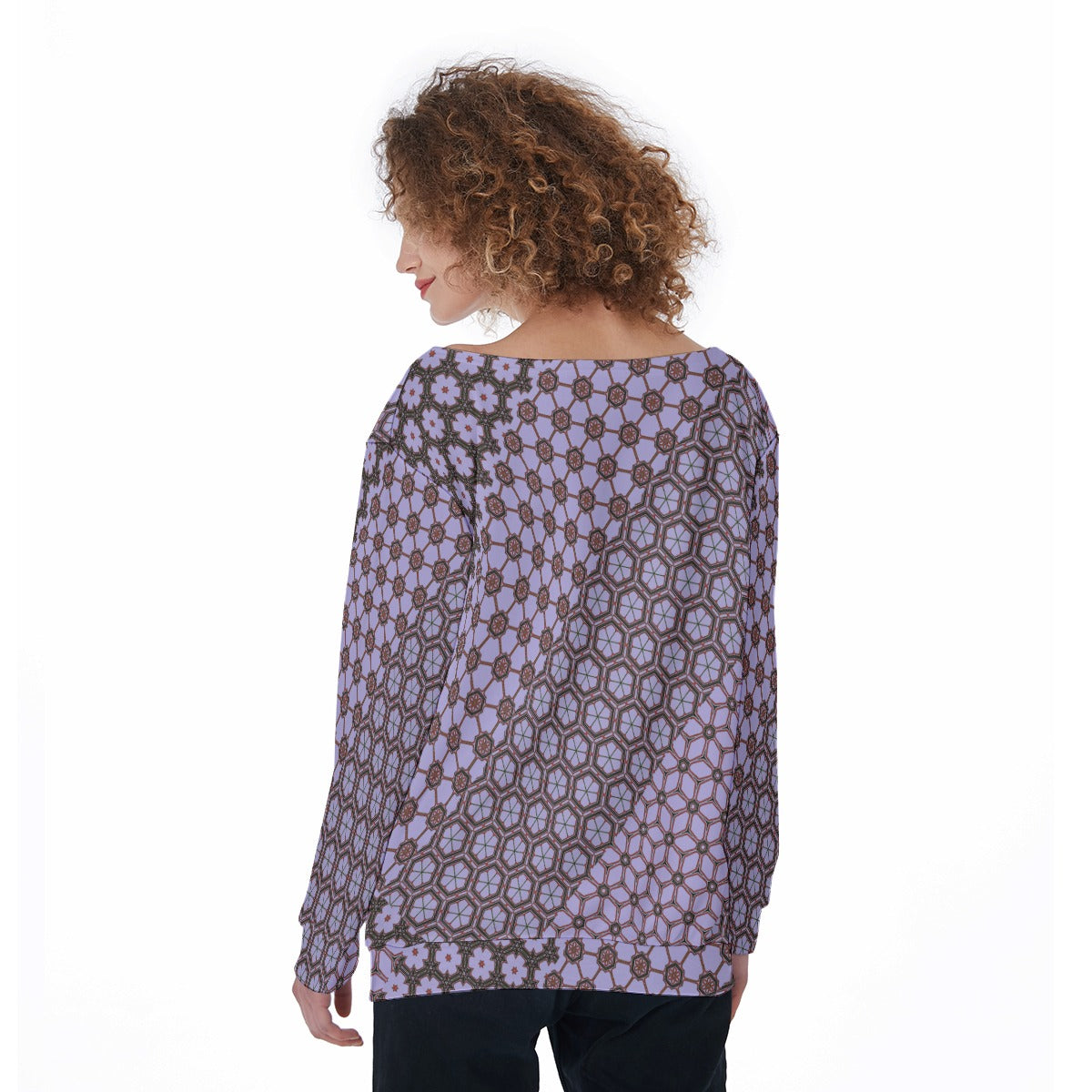 DaysOfLavender - Off Shoulder Ssweatshirt