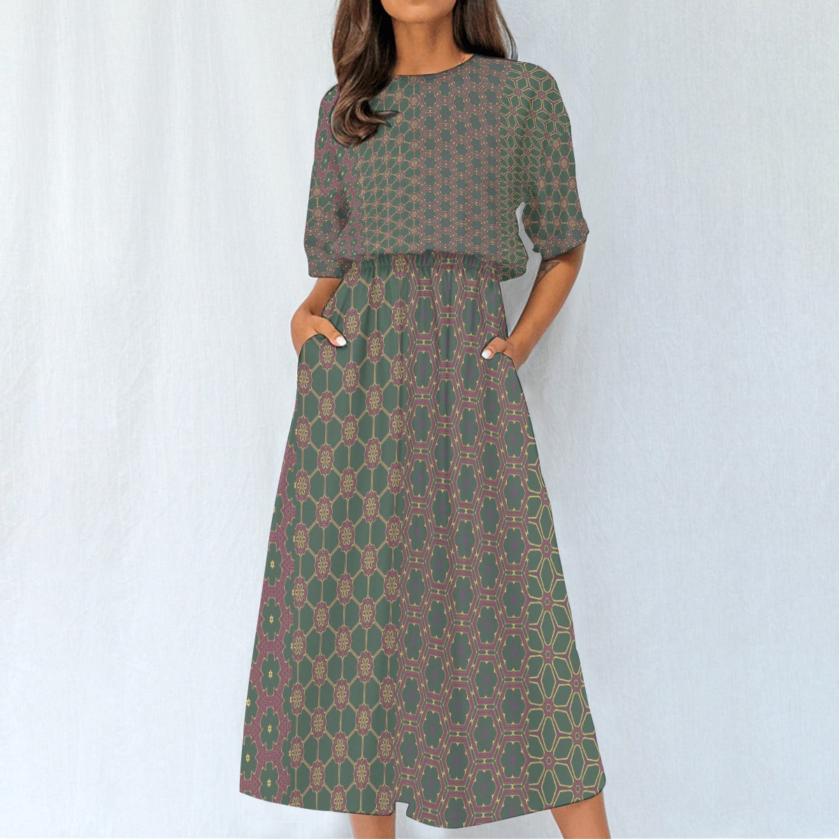 EucalyptusLeaf - Knee Length Dress