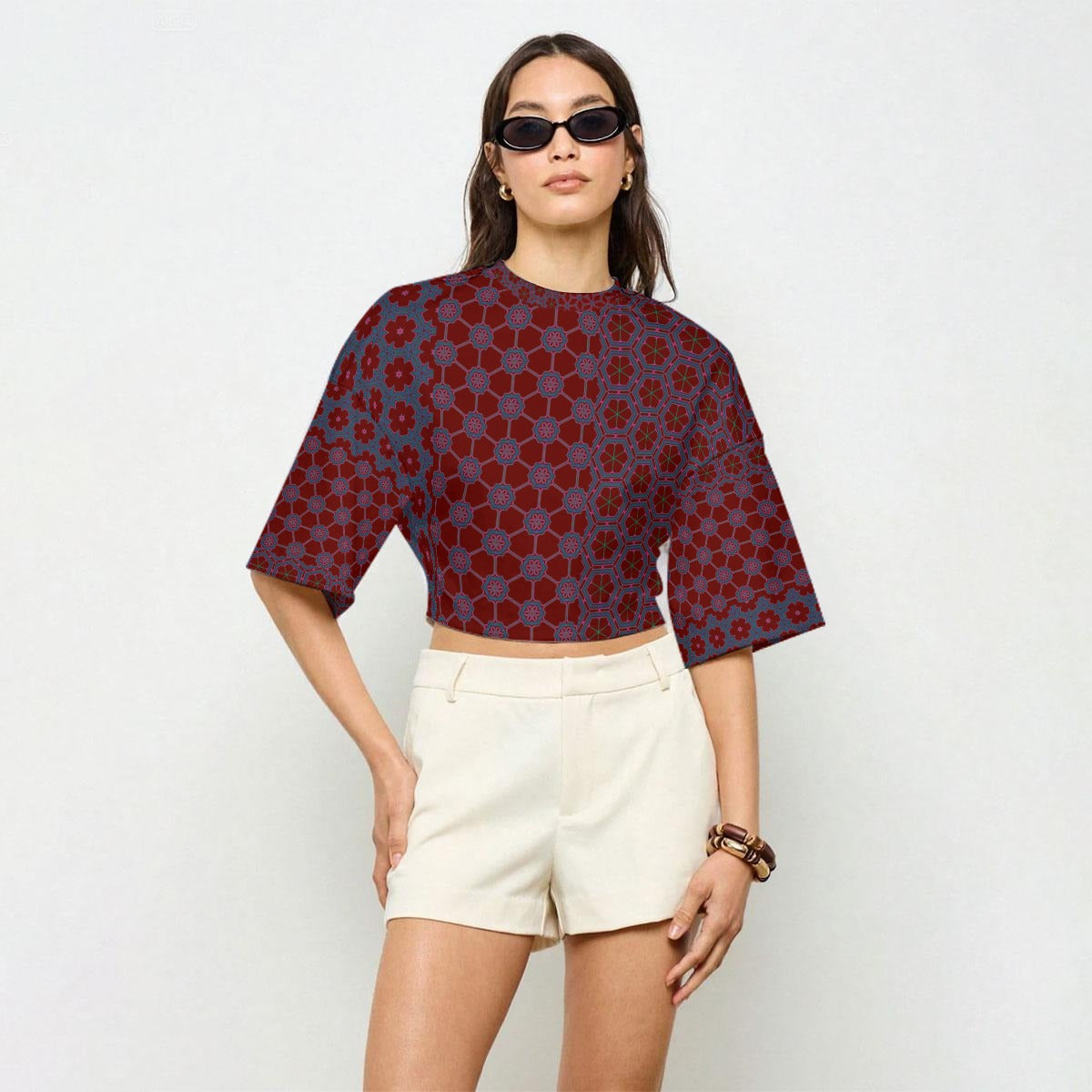 SacredRose - Casual Crop Top