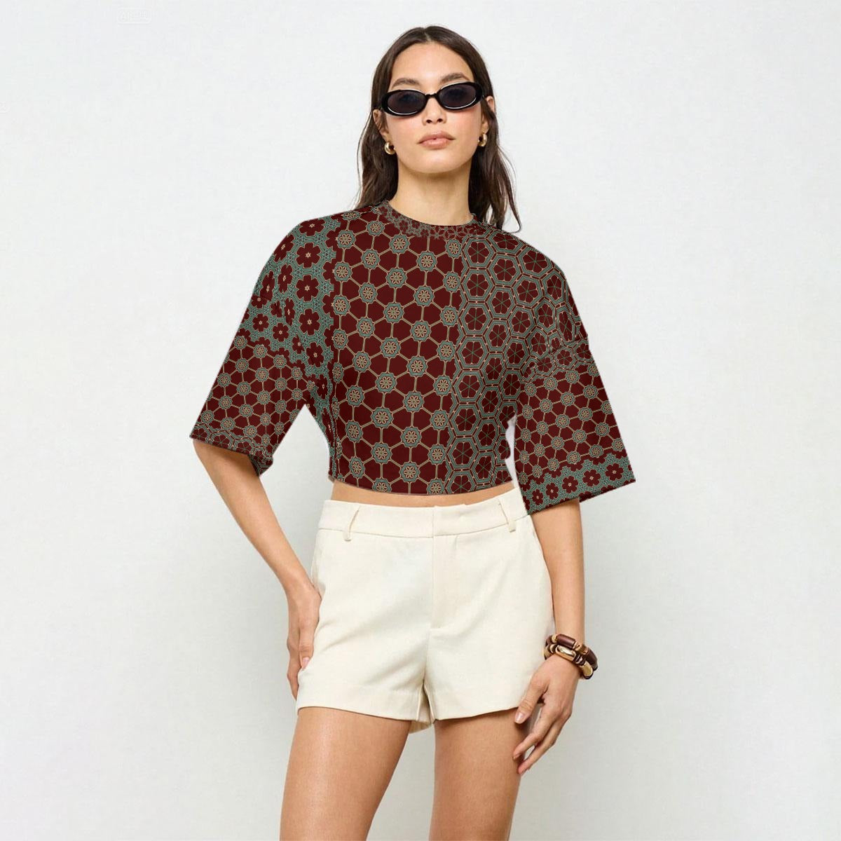 EarthlyTemple - Casual Crop Top