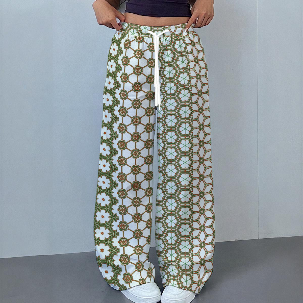 DivineStems - Drawstring Baggy Trousers