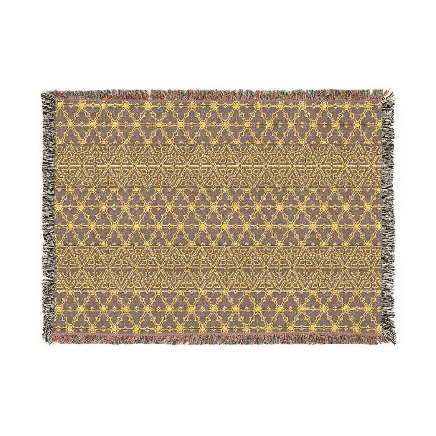 Cozy Beige Woven Blanket