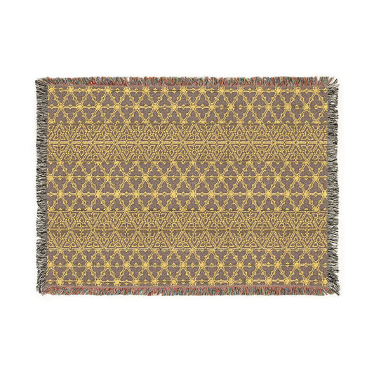 Cozy Beige Woven Blanket