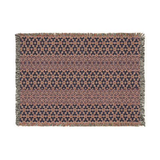 Cozy Violet Woven Blanket