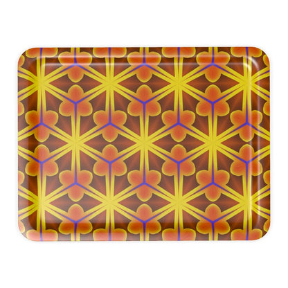 geometric pattern trays