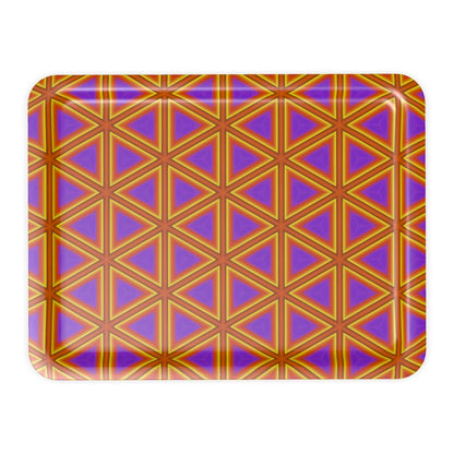 geometric pattern trays