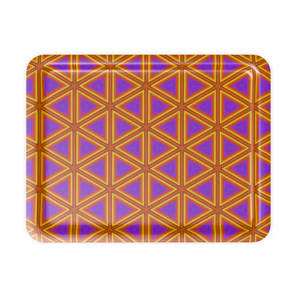 geometric pattern trays