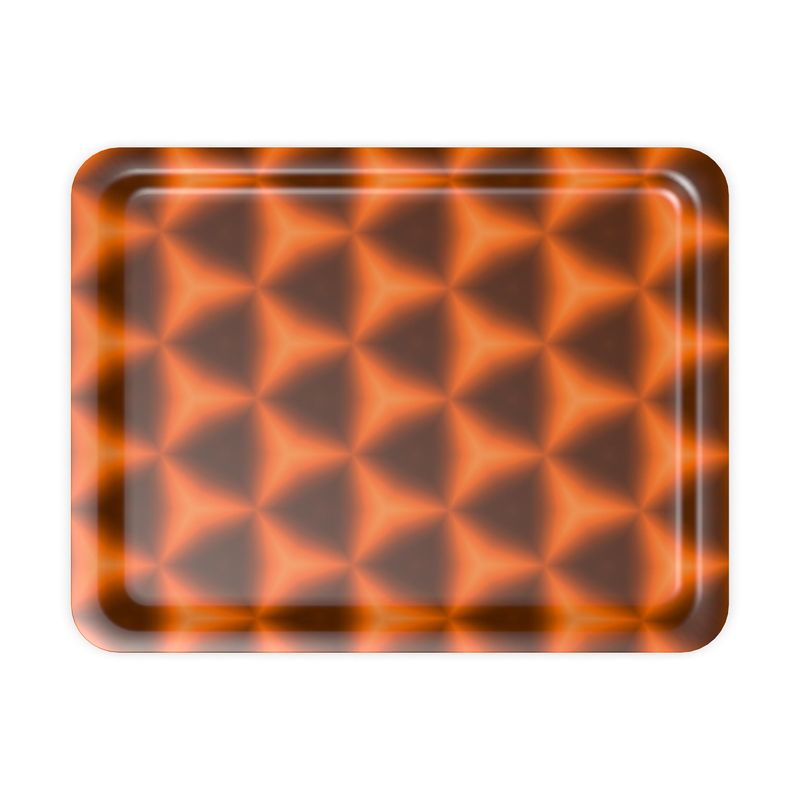 geometric pattern trays