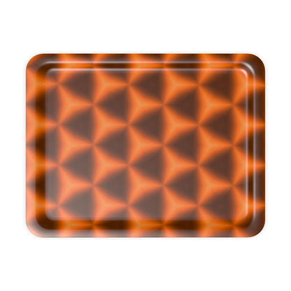 geometric pattern trays
