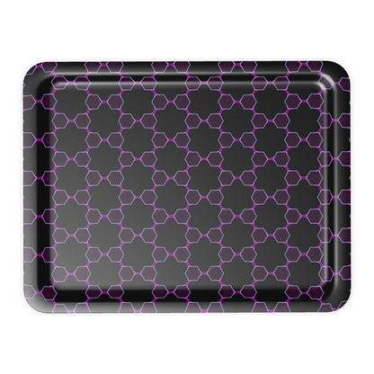 geometric pattern trays