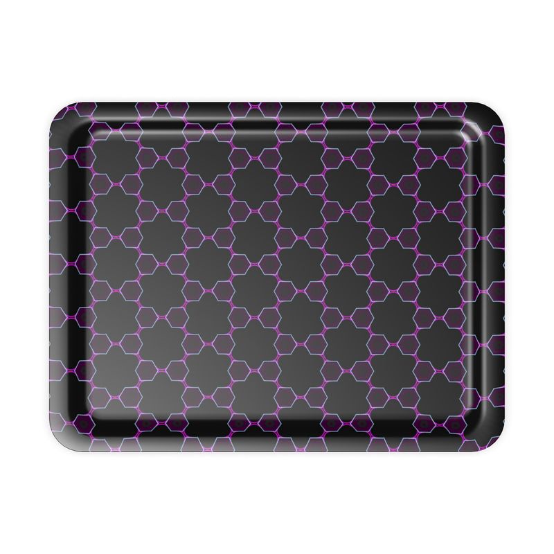 geometric pattern trays