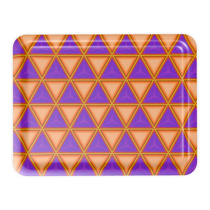 geometric pattern trays