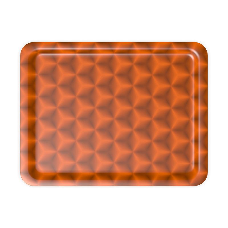 geometric pattern trays