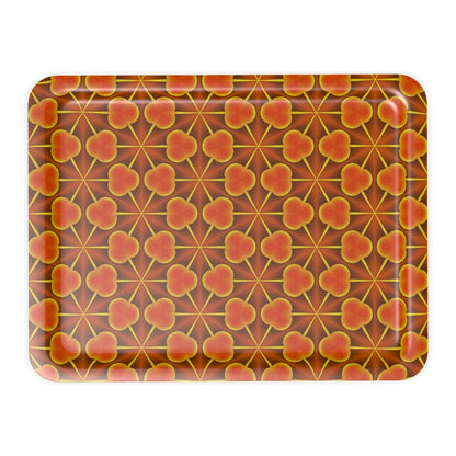 geometric pattern trays