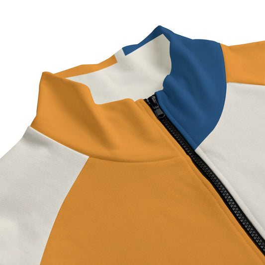 All-Over Print Unisex Stand Up Collar Jacket With Raglan Sleeve | 310GSM Cotton