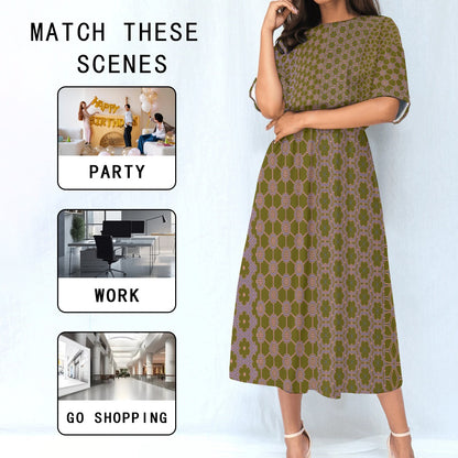 DesertSage - Knee Length Dress