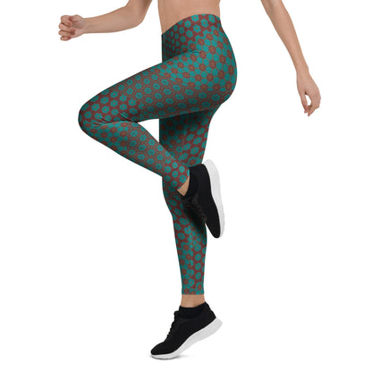 Sultry Cyan Leggings
