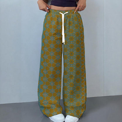 Drawstring Baggy Trousers