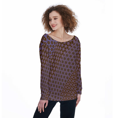 GroundGem - Off Shoulder Ssweatshirt