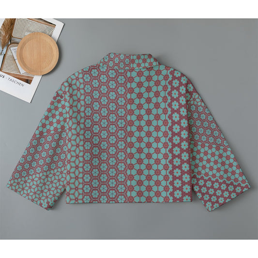 SultryCyan - Cropped Jacket