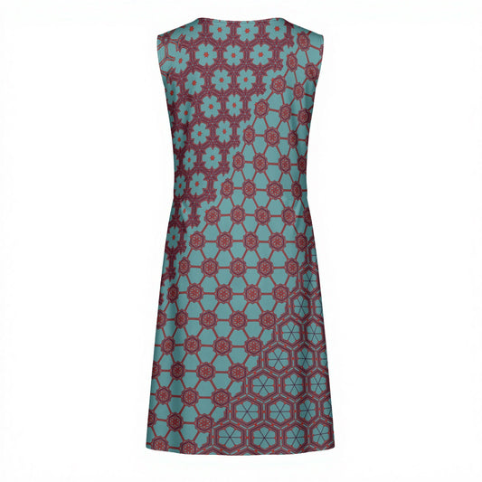 SultryCyan - Hoop Suspeder Dress