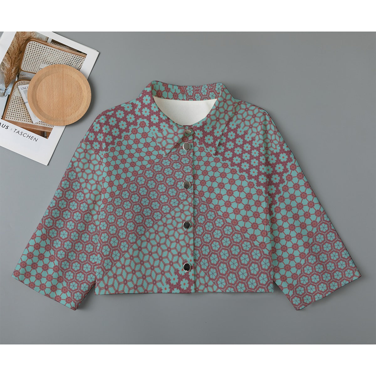 SultryCyan - Cropped Jacket