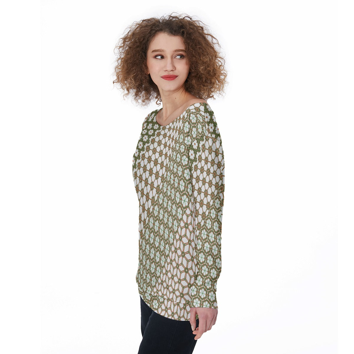 DivineStems - Off Shoulder Ssweatshirt