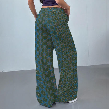 OliveSky - Drawstring Baggy Trousers