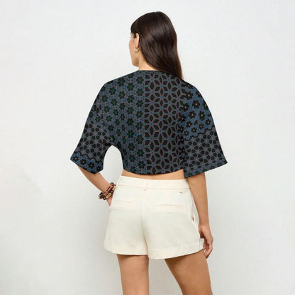 3/4 Sleeve Half Shirt