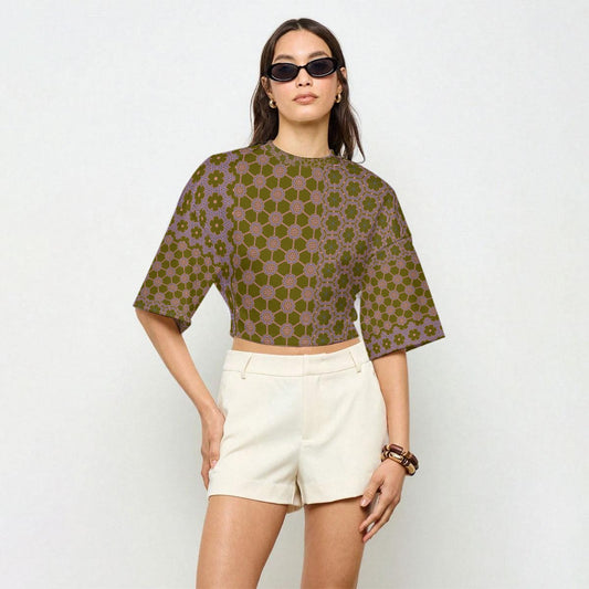 DesertSage - Casual Crop Top