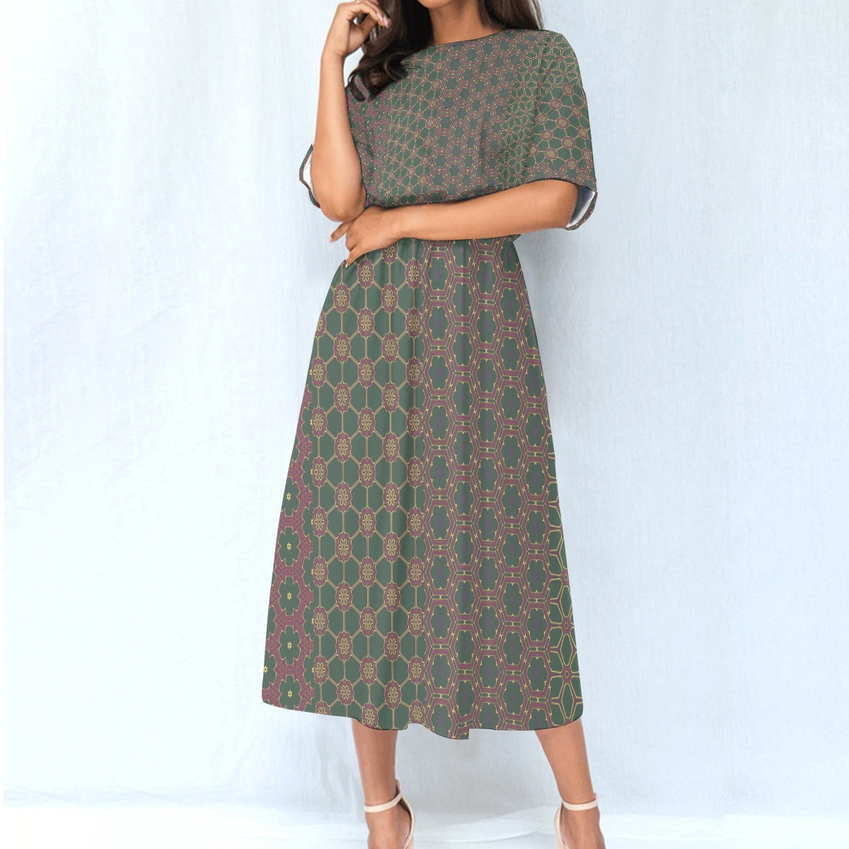 EucalyptusLeaf - Knee Length Dress