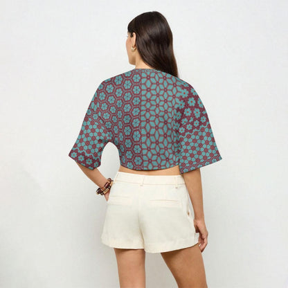 SultryCyan - Casual Crop Top