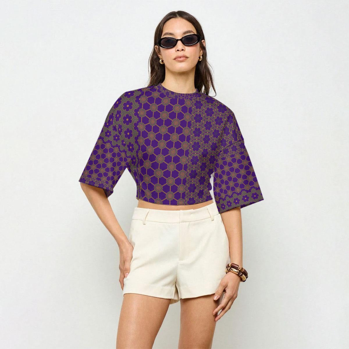 LakeShow - Casual Crop Top