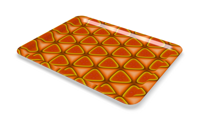 geometric pattern trays