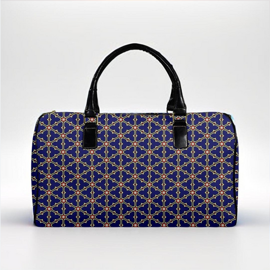 "The OG" – Shoulder Bag | Cruelty-Free VF PU Leather, Islamic Geometric Pattern, Waterproof, Unisex