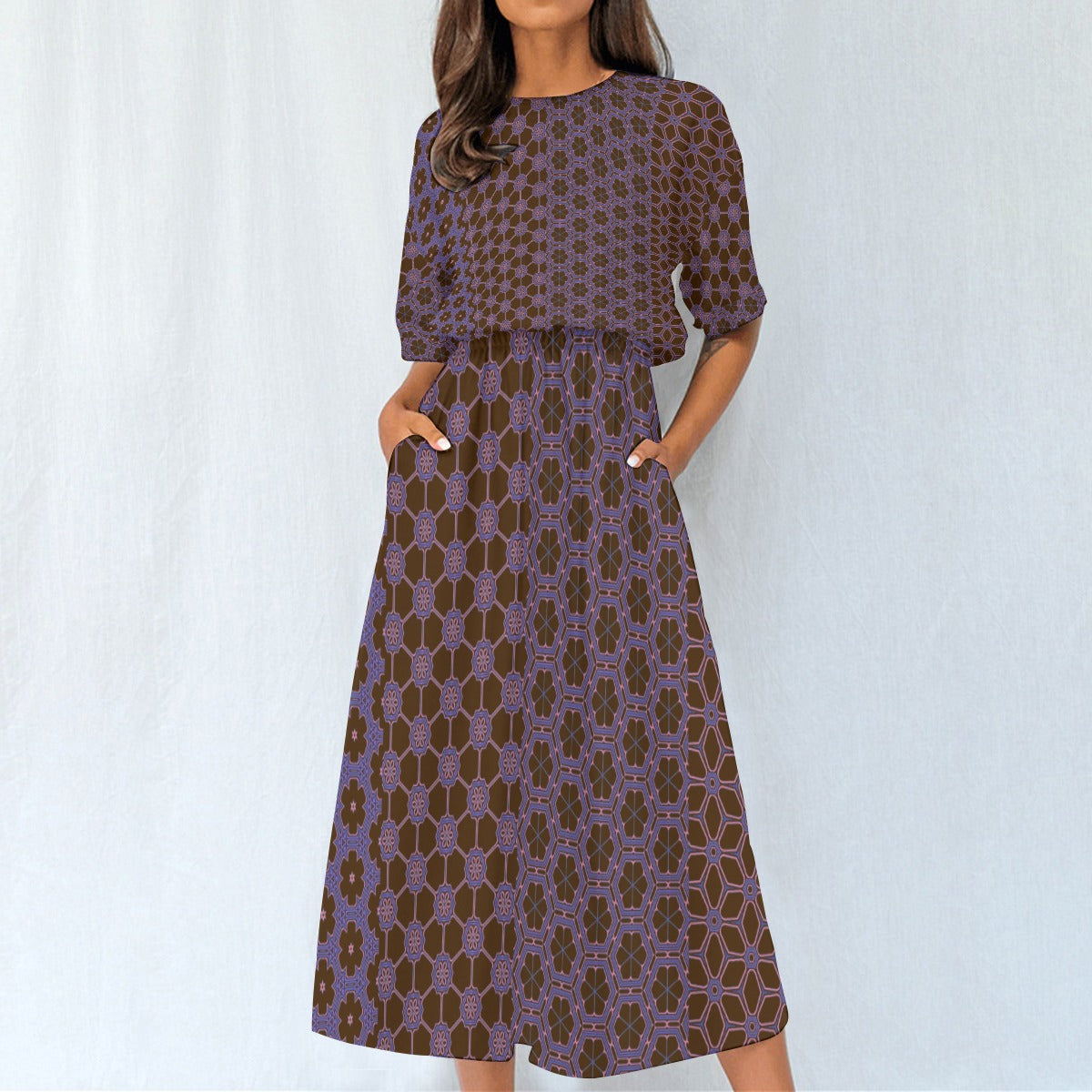 GroundGem - Knee Length Dress