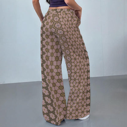 PalePink - Drawstring Baggy Trousers