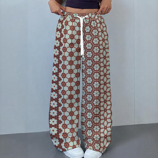 RainFlower - Drawstring Baggy Trousers