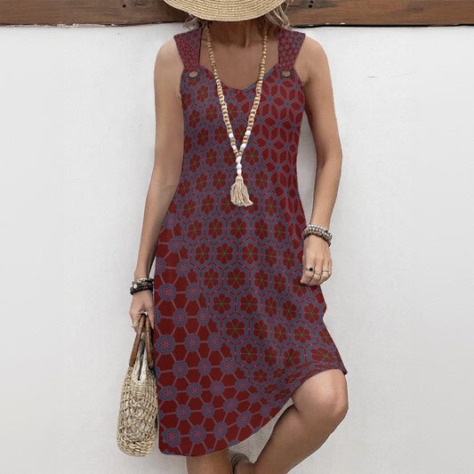 SacredRose - Hoop Suspeder Dress