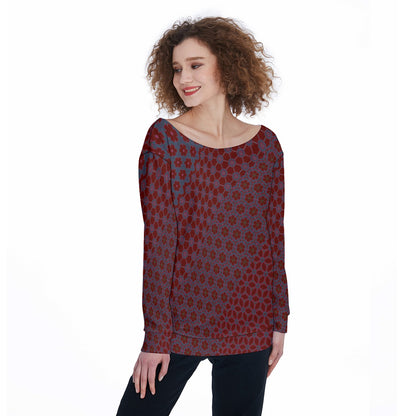 SacredRose - Off Shoulder Ssweatshirt