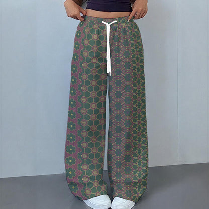 EucalyptusLeaf - Drawstring Baggy Trousers