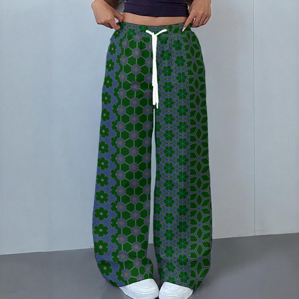 SaucyBloom - Drawstring Baggy Trousers